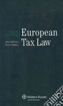 European Tax Law libro in lingua di Ben J M Terra
