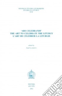 Ars Celebrandi libro in lingua di Lamberts Jozef (EDT)