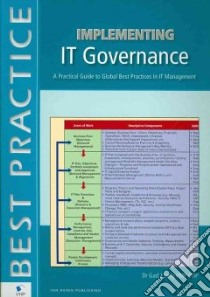 Implementing IT Governance libro in lingua di Selig Gad J.