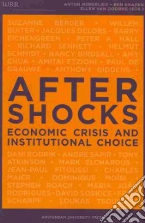Aftershocks libro in lingua di Hemerijck Anton (EDT), Knapen Ben (EDT), Van Doorn Ellen (EDT)