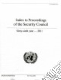 Index to Proceedings of the Security Council 2011 libro in lingua di United Nations (COR)