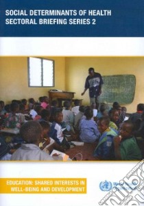 Education libro in lingua di World Health Organization (COR)