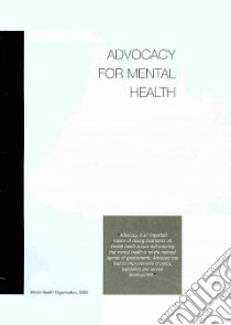 Advocacy for Mental Health libro in lingua di World Health Organization (COR)