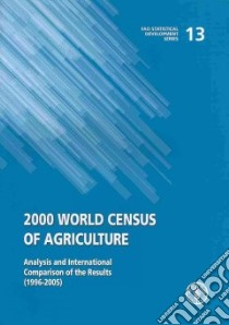 2000 World Census of Agriculture libro in lingua di Food and Agriculture Organization of the United Nations (COR)