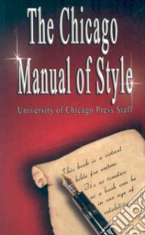 Manual of Style libro in lingua di University of Chicago Press