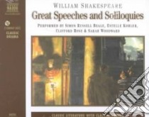 Great Speeches and Soliloquies libro in lingua di William Shakespeare