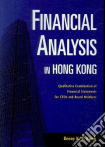 Financial Analysis in Hong Kong libro in lingua di Kwok Benny K. B.