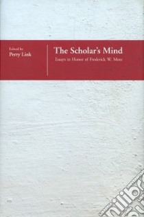 The Scholar's Mind libro in lingua di Link Perry (EDT)