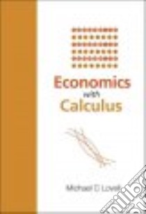 Economics With Calculus libro in lingua di Lovell Michael C.