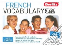 French Vocabulary Study Cards libro in lingua di Berlitz International Inc. (COR)