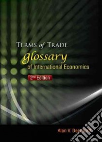 Terms of Trade libro in lingua di Deardorff Alan V.