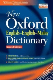 New Oxford English-English-Malay Dictionary libro in lingua di Oxford University Press (COR), Oxford Fajar (COR)