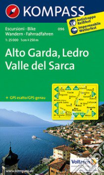 Carta escursionistica n. 096. Alto Garda, Val di Ledro 1:25.000. Adatto a GPS. Digital map. DVD-ROM libro