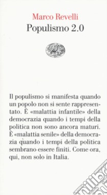 Populismo 2.0 libro di Revelli Marco