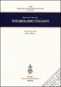 Vocabulario italiano libro di Tesauro Emanuele; Maggi M. (cur.)