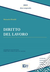 Diritto del lavoro libro di Rinaldi Manuela