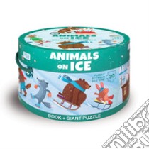 Animals on ice. Ediz. a colori. Con puzzle libro di Gaule Matteo; Tomè Ester