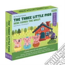 The three little pigs. Here comes the wolf! My first board games. Con gadget libro di Marcolin Roberta; Meneguzzo Giulia