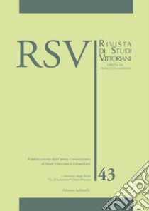 RSV. Rivista di studi vittoriani. Vol. 43 libro di Marroni F. (cur.)