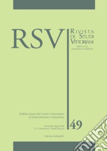 RSV. Rivista di studi vittoriani. Vol. 49 libro di Marroni F. (cur.)