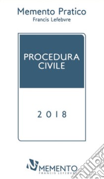 Memento Procedura civile 2018 libro