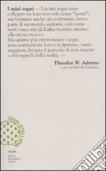 Sui sogni libro di Adorno Theodor W.