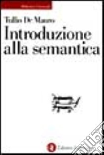Introduzione alla semantica libro di De Mauro Tullio