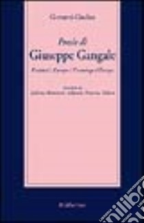 Poesie di Giuseppe Gangale. Rradderi i Europes-Il ramingo d'Europa libro di Giudice Giovanni