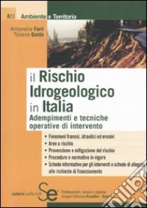 Il rischio idrogeologico in Italia. Adempimenti e tecniche operative di intervento libro di Forli Antonella; Guida Tiziana