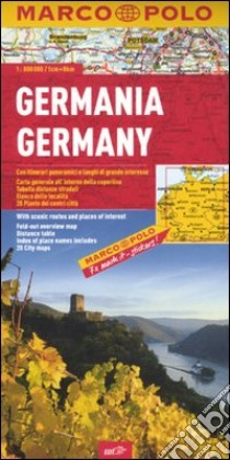 Germania 1:800.000. Ediz. multilingue libro