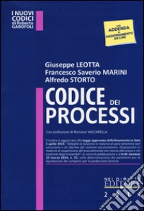 Codice dei processi libro di Leotta Giuseppe; Marini Francesco S.; Storto Alfredo