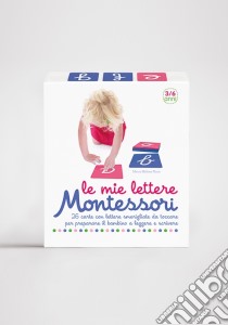 Le mie lettere Montessori. 26 carte con lettere smerigliate da toccare per preparare il bambino a leggere e scrivere libro di Place Marie-Hélène