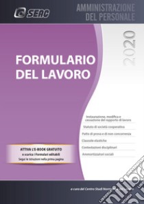 Formulario del lavoro libro di Centro studi normativa del lavoro (cur.)