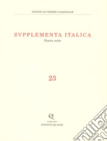 Supplementa italica. Vol. 23 libro