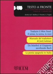 Testo a fronte. Vol. 55 libro di Celani S. (cur.); Fava F. (cur.); Ramazzotti M. (cur.)