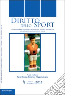 Diritto dello sport (2013) vol. 1-2 libro