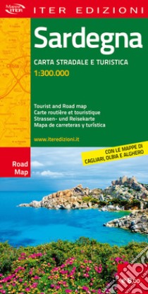 Sardegna. Carta stradale e turistica antistrappo 1:300.000. Ediz. italiana, inglese, francese, tedesca, spagnola libro