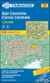 Alpi Carniche. Carnia centrale 1:25.000 libro