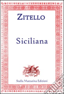 Siciliana. Versione per il Concorso suoni d'Arpa 2016 libro di Zitello Vincenzo