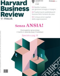 Harvard Business Review Italia (2020). Vol. 9 libro
